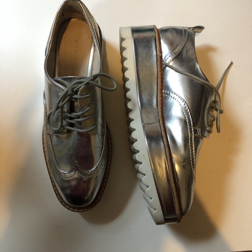 Zara platform oxfords